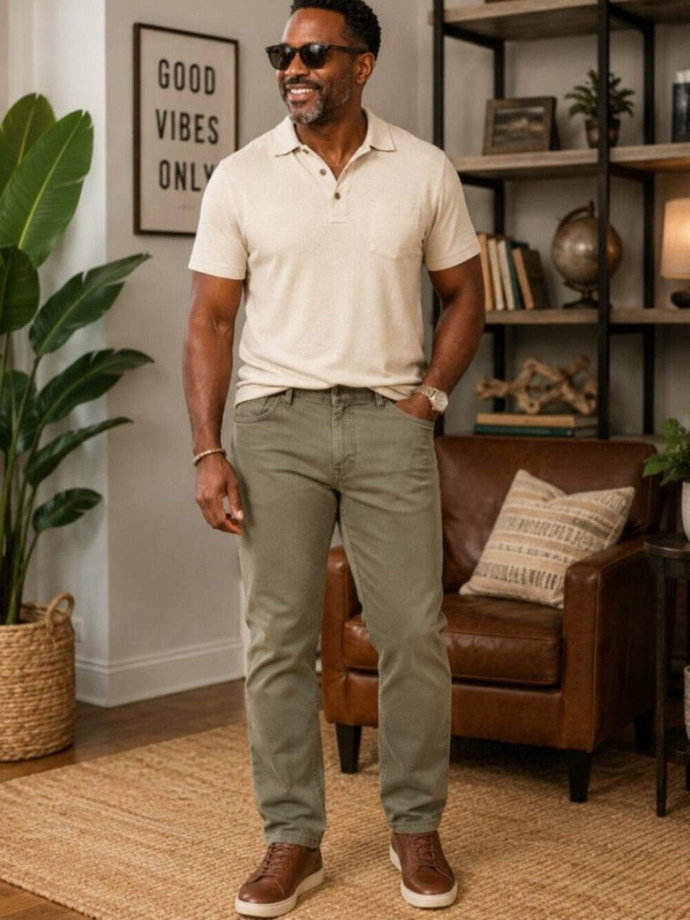 Levi's Olive Green Men's Slim Taper Chino Pants